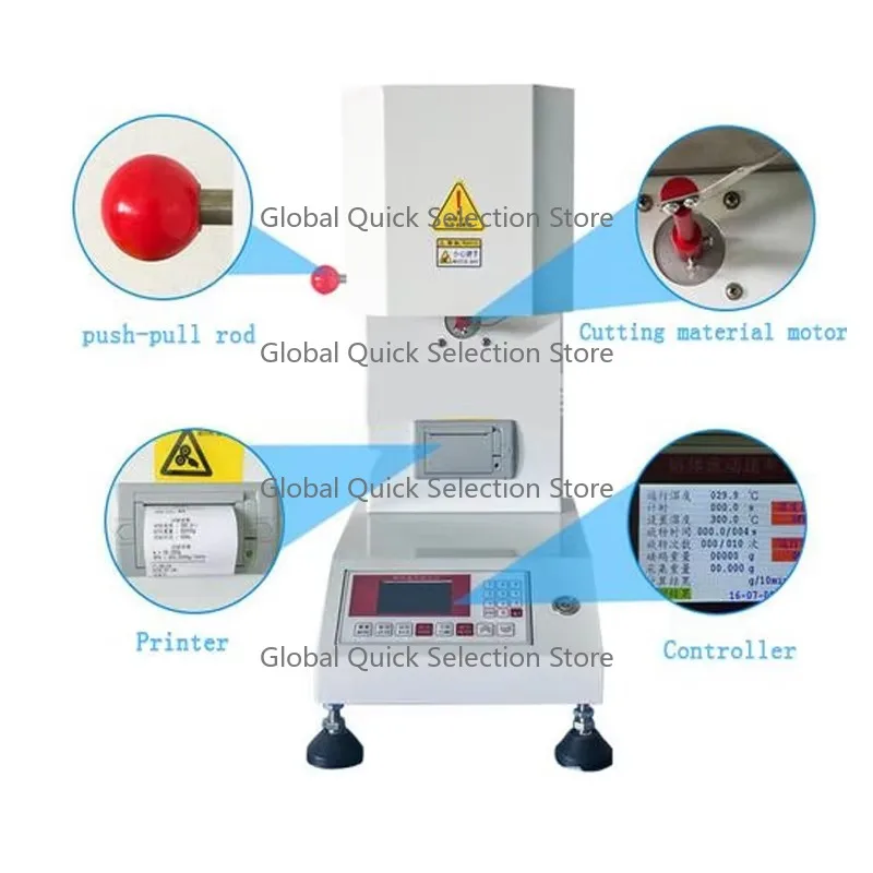1133 ASTM D1238 Melt Flow Rate Testing Instrument Plastic Materials Melt Volume Flow Rate Tester MFR Analy-er MVR Tester