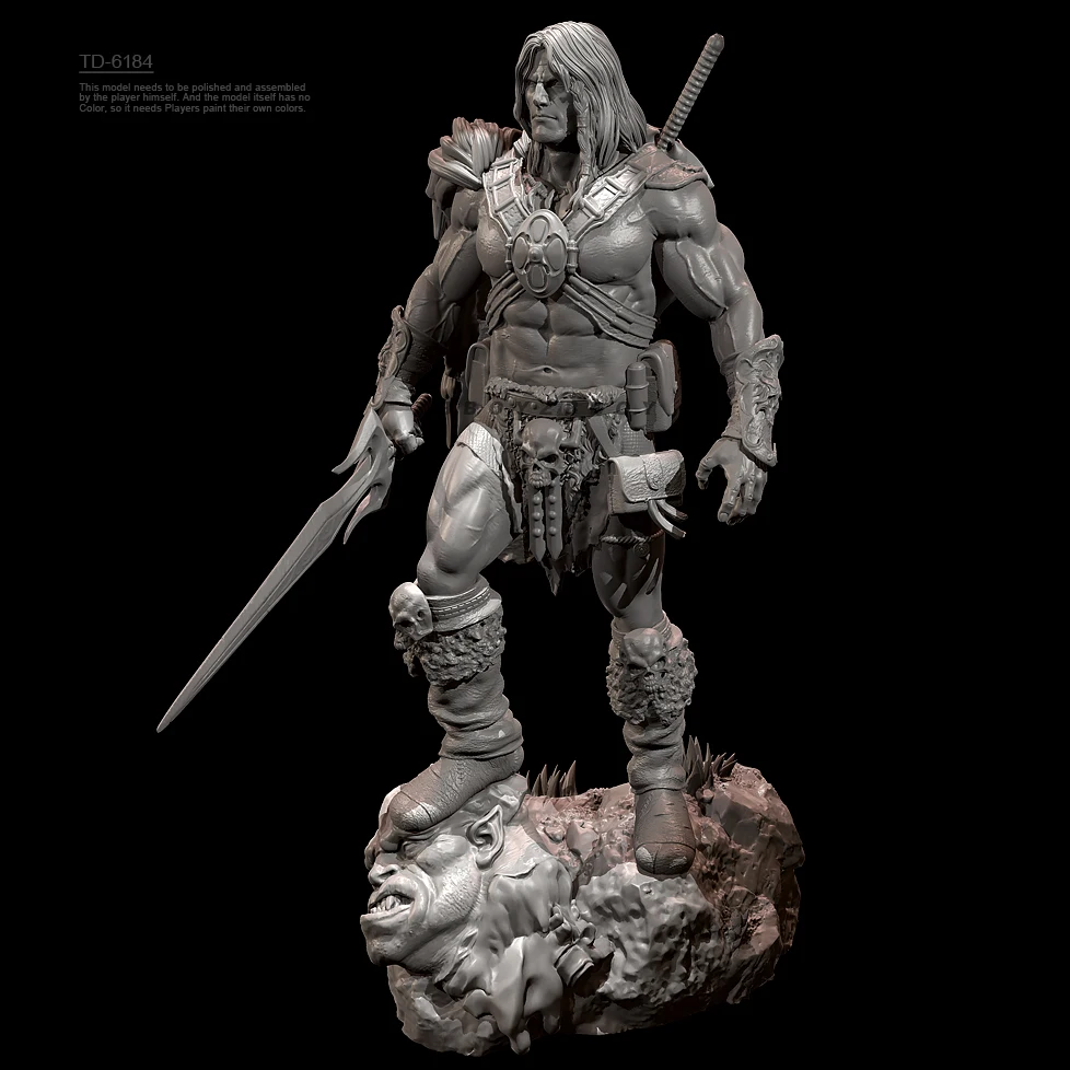 38mm 50mm 75mm 90mm Resin model colorless and self-assembled TD-6184/3D