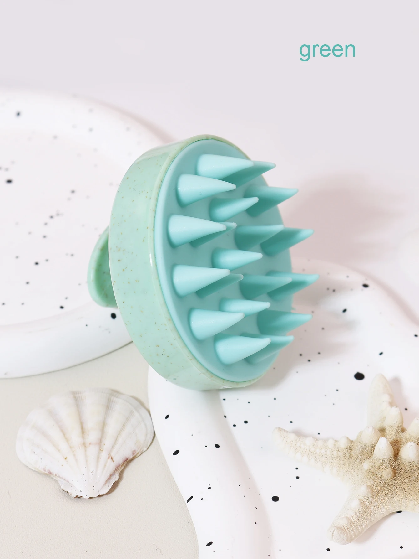 1PCS scalp massage shampoo brush, soft silicone hair used to remove dandruff and exfoliate