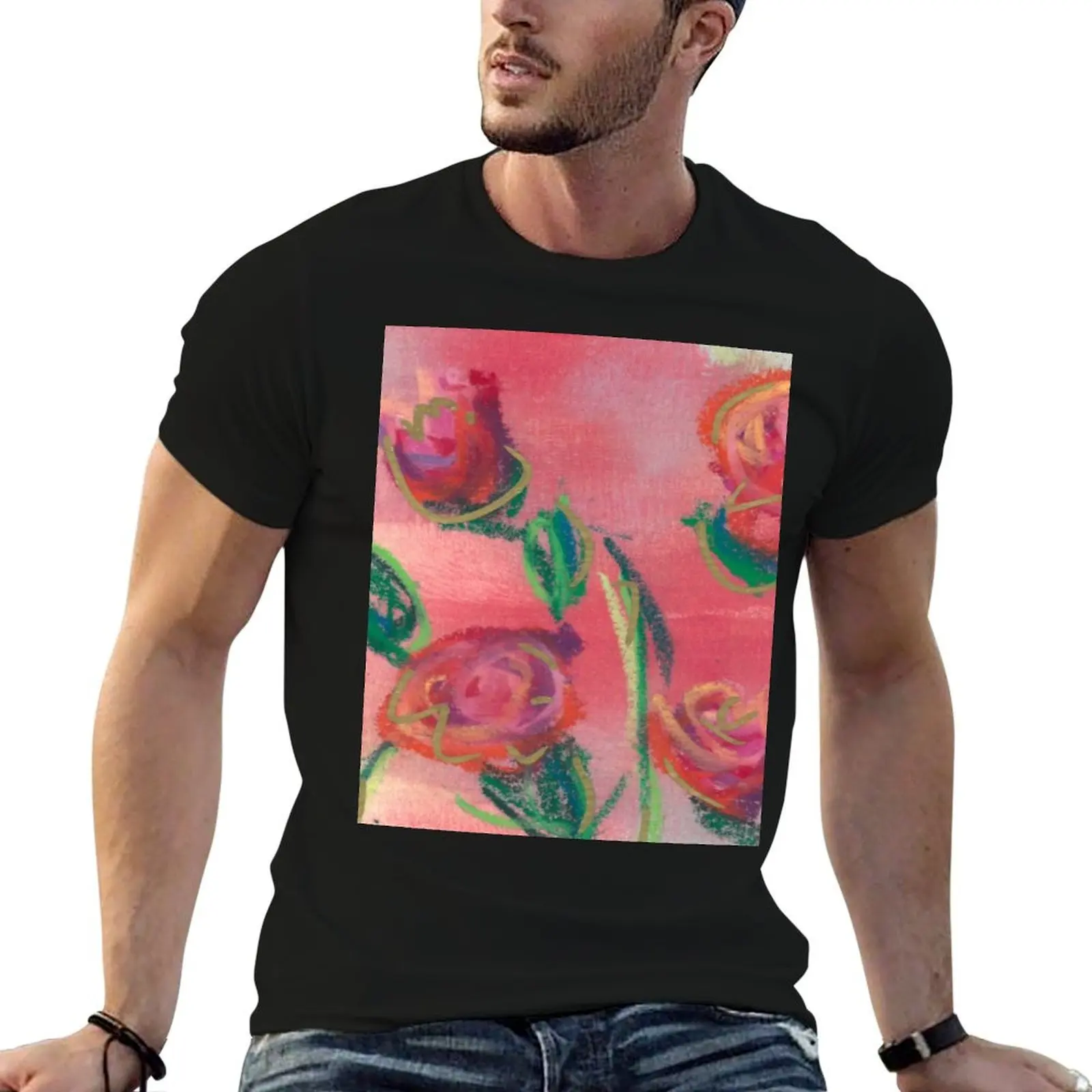 Fantasy Flowers 1 of 3 T-Shirt shirts graphic sweat rapper graphic tees Blouse clothing for men