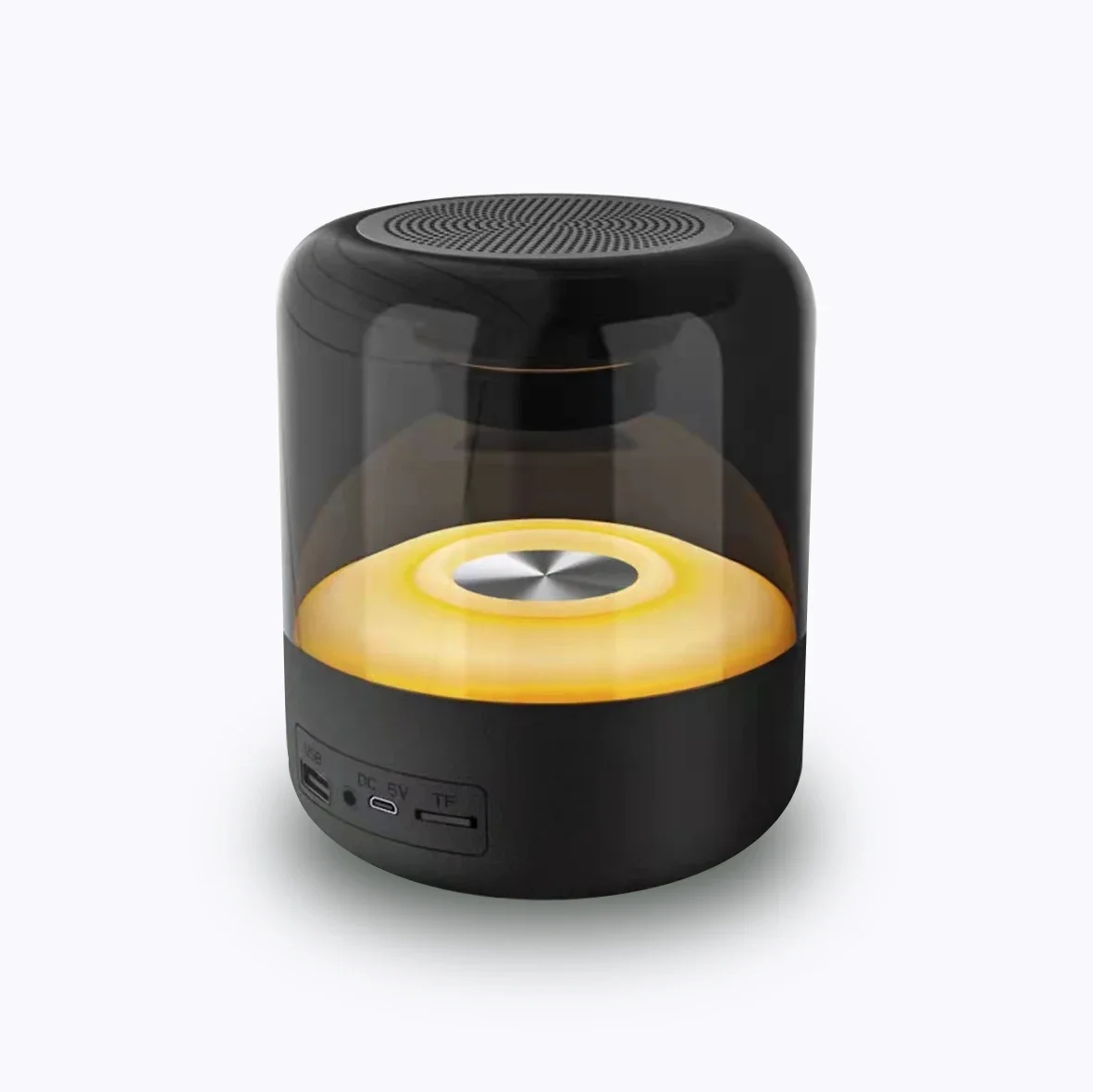 المهنية الأزرق الأسنان المتكلم Z5 المزجج أضواء ملونة بطاقة الصوت اللاسلكية الإبداعية هدية صغيرة الصوت الفن مضخم الصوت Flip6 fa