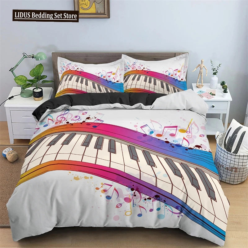 Colorful Geometric Duvet Cover Set Psychedelic Swirl Bedding Set King Size For Kids Polyester Comforter Cover With Pillowcase