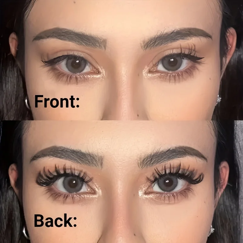 6 Pairs 5D Faux Mink Eyelashes, Hypoallergenic Long-Lasting Natural Look, Dramatic Volume, Thick & Dense False Lash