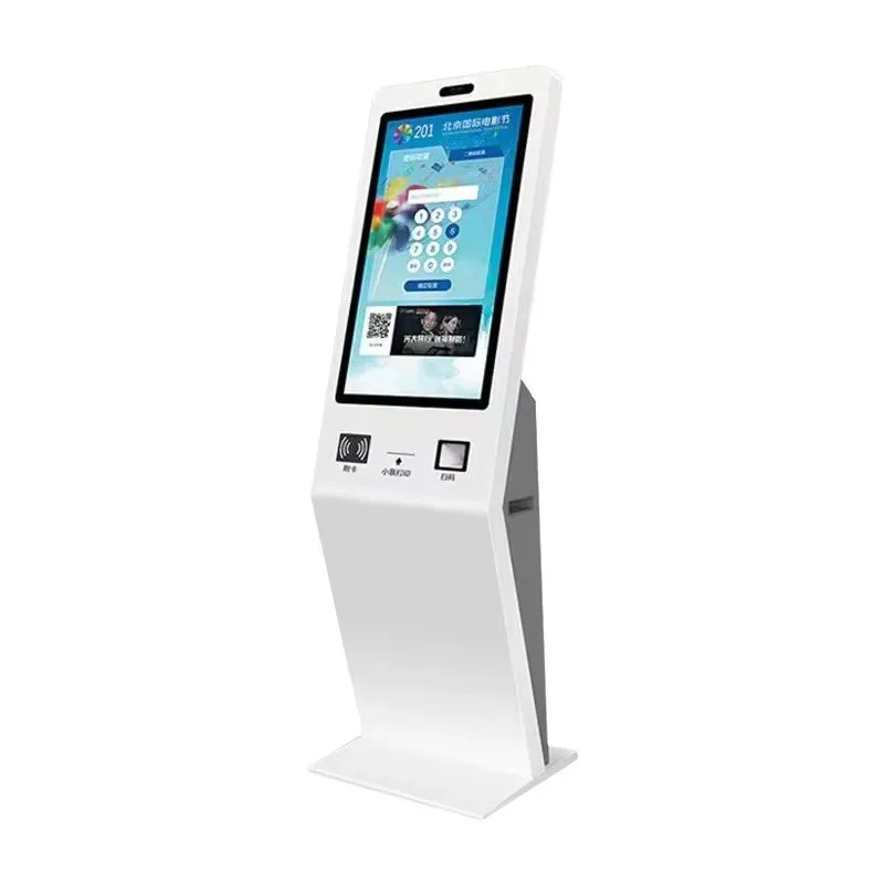21.5 Inch Counter Top Lcd Self Service Kiosk Self Ordering Kiosk Android Operation System Restaurant Ordering Payment Kiosk