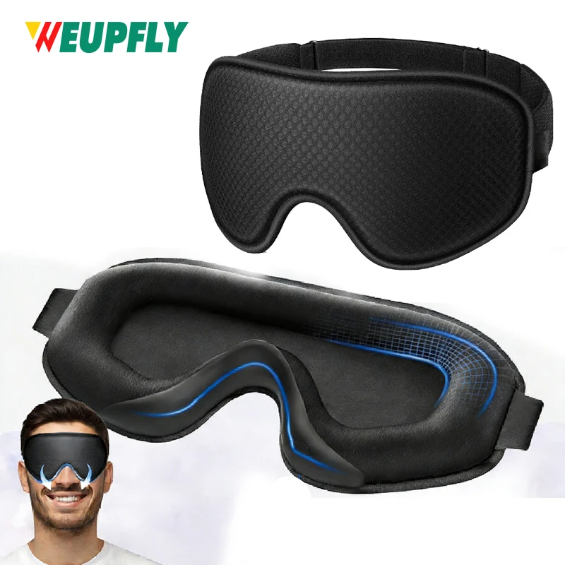  1PCS Sleep Mask for Side Sleeper, Complete Light Blocking 3D Sleeping Eye Mask, Soft Breathable Eye Cover for Women Men