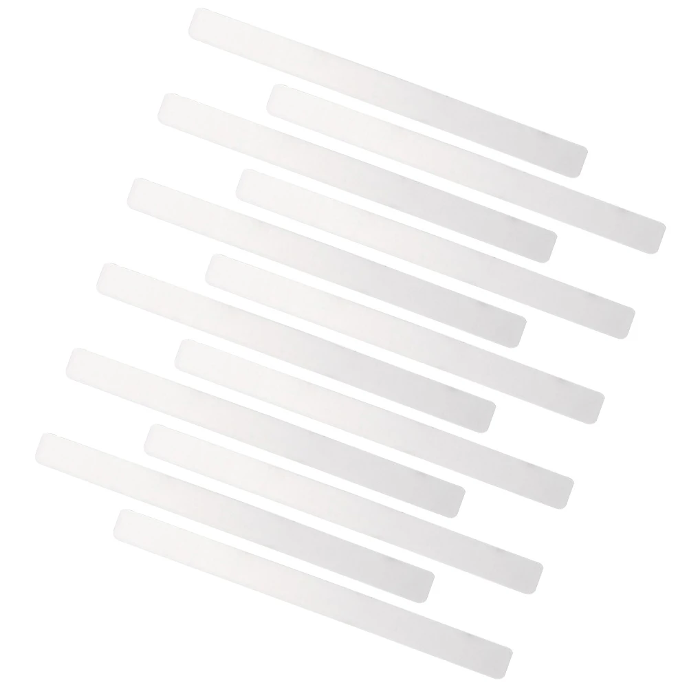 

24 Pcs Acrylic Garden Markers Plant Labels Clear Blank Tags Vine Signboard Lightweight Portable Flower Beds Gardens Pots Parks