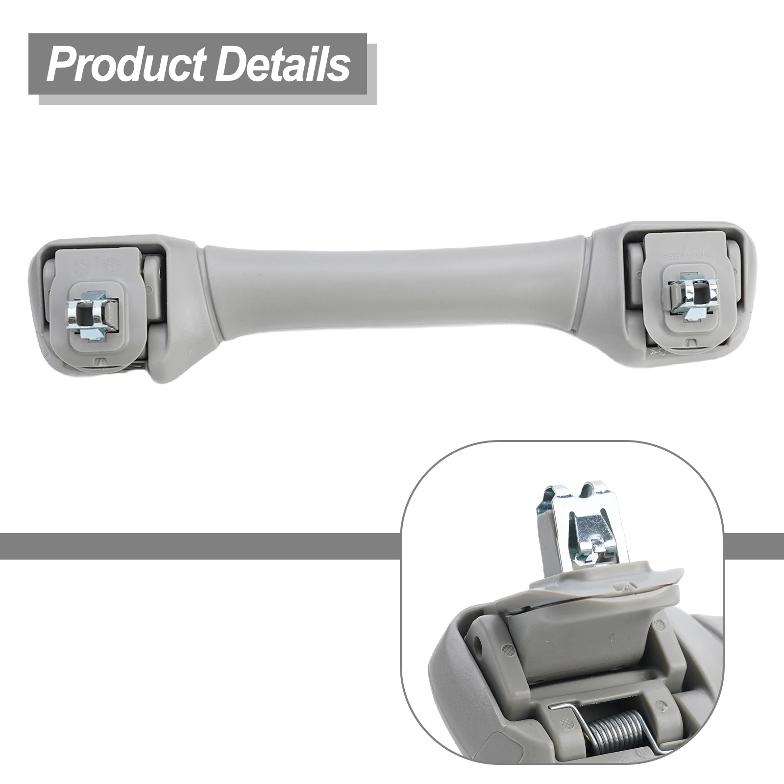 

1 Pieces Top Pull Grab Handle Top Pull Grab Handle 74610-53030-B0 Direct Replacement GRAY 7461053030B0 Plastic