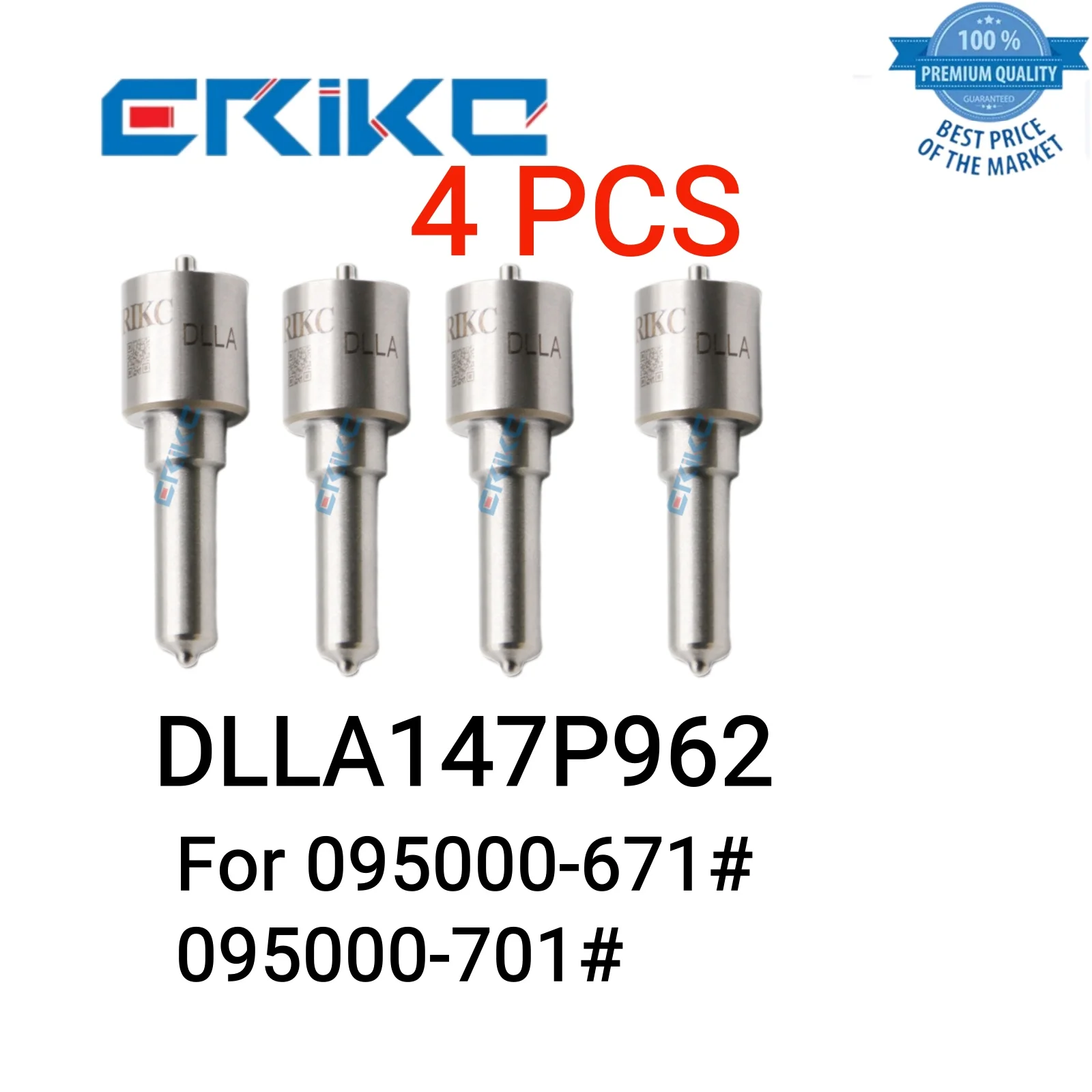 

4 PCS DLLA147P962 Spary Nozzle DLLA 147 P 962 Injector Nozzle DLLA 147P962 Industry Spray Nozzle for 095000-671# 095000-701#