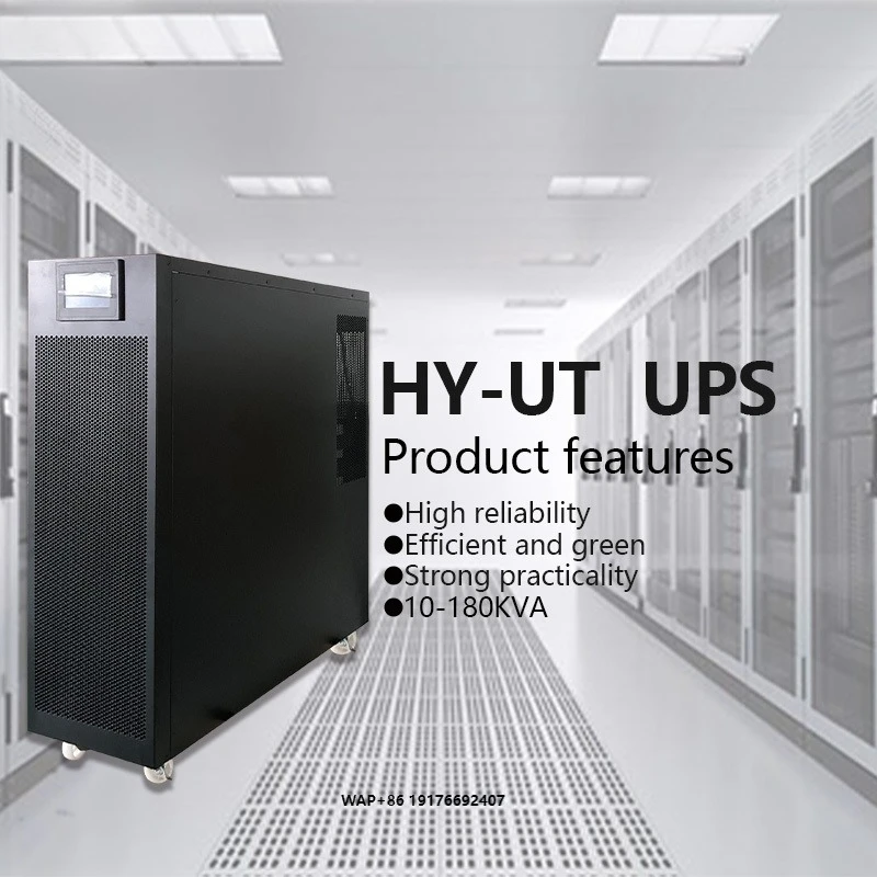 

High Quality Smart UPS Uninterrupted Power Supply LCD Display Three Phase Input Output Pure Sine Wave UPS Battery