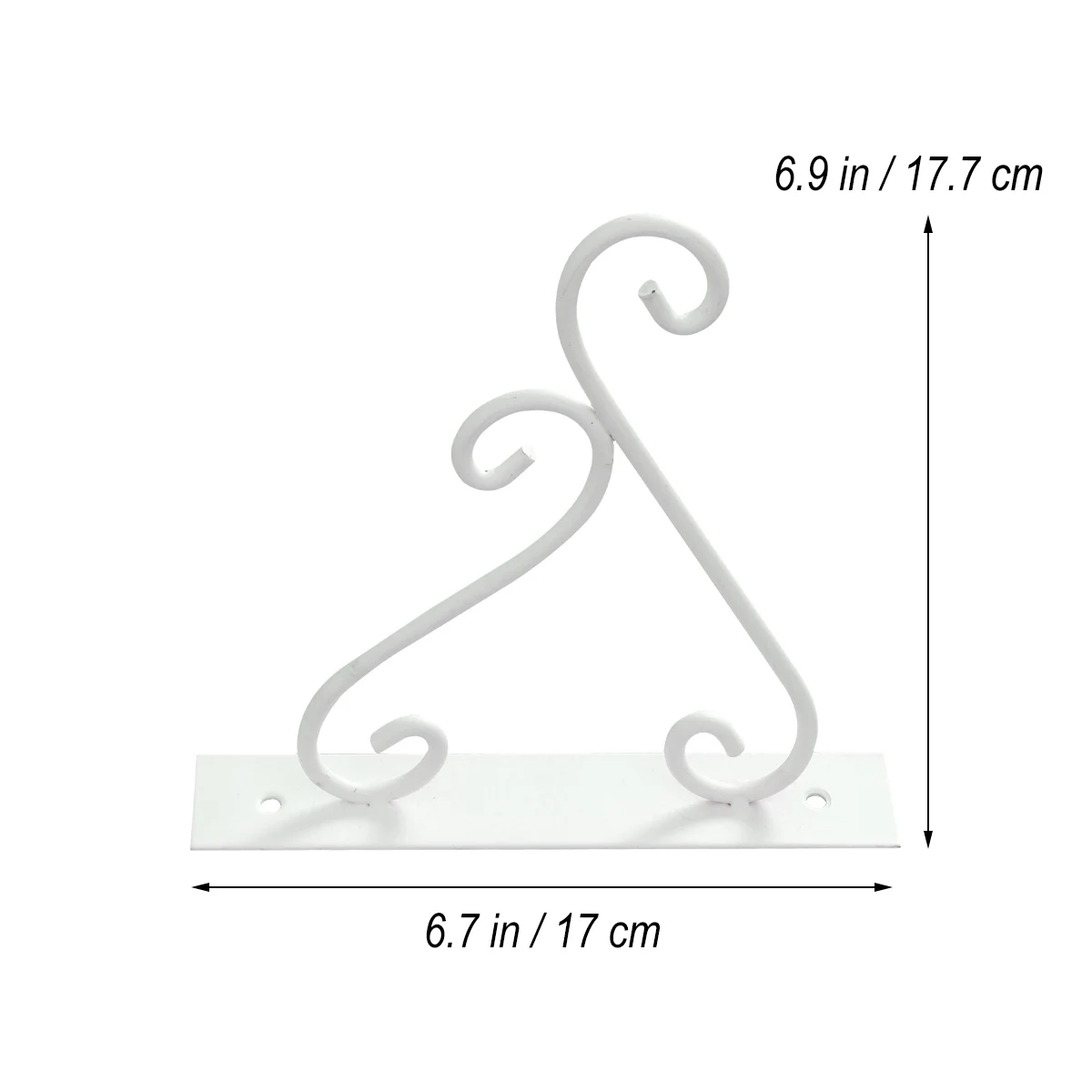 

Retro Wrought Iron Wall Hooks Candlestick Hanger Flower Basket Bracket Garden Patio Decor Kitchen Storage Balcony Solution