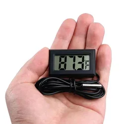 Mini Aquarium thermometer Precision Temperature Measurement Tools fish tank accessories LCD Digital Thermometer for aquarium