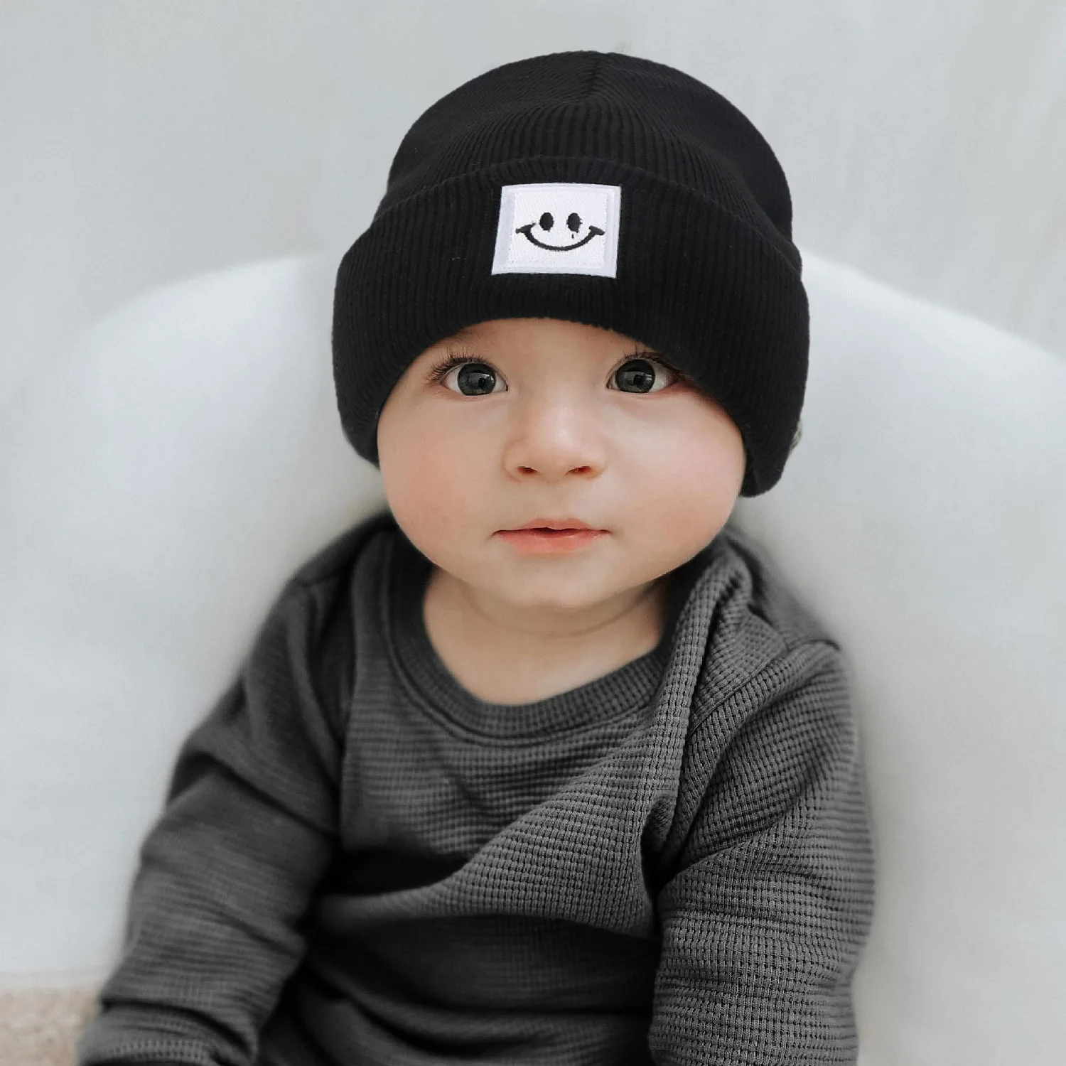 Bambini autunno inverno cappelli per neonato Crochet Beanie Toddler Boy Girl Cap Baby Photography puntelli accessori per bambini roba più calda