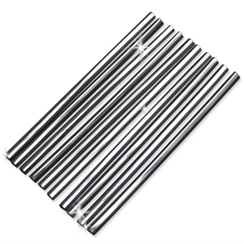 Estilo de coche en forma de U DIY rejilla de ventilación tira decorativa para Peugeot RCZ 206 207 208 301 307 308 406 407 408 508 2008-6008