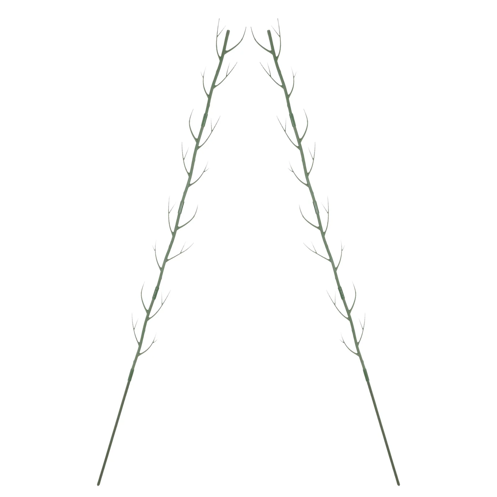 

2Pcs Plant Support Stakes Branch Shape Design Sturdy PP Climbing Frame for Indoor Outdoor Garden Trellis for Potted Plants