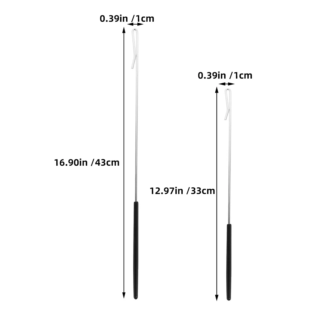 2 Stuks Metalen Marionet Arm Controle Staaf Nauwkeurige Bewegingen Voor Podium Theater En Educatieve Activiteiten Betrouwbare Handpop Controle