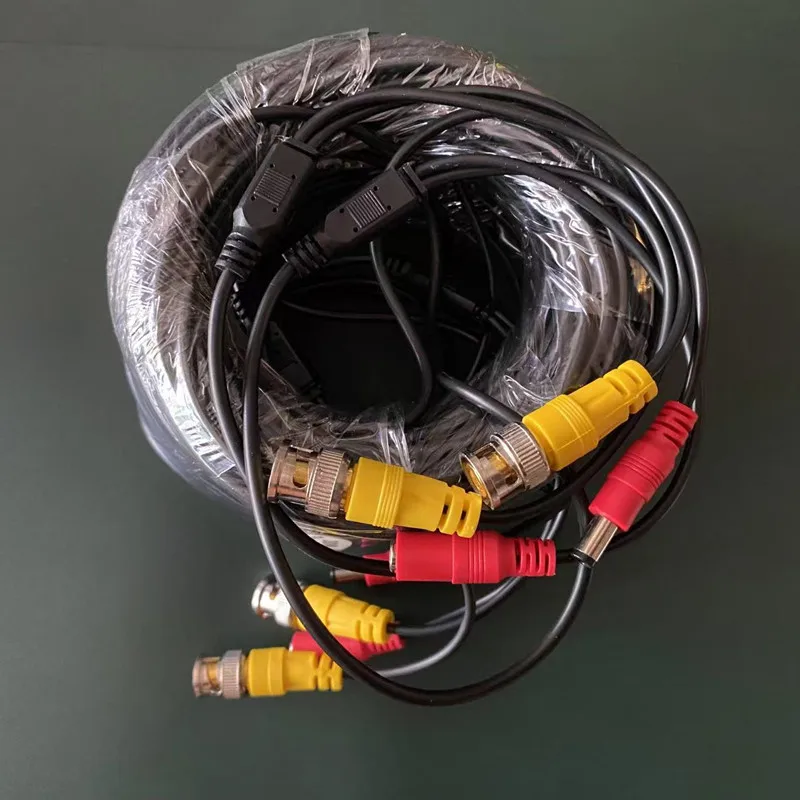 BNC Cable For CVBS CCTV DVR Camera Recorder System Accessories BNC + DC Video Power AHD Camera Cable 5M/10M/20M/30M