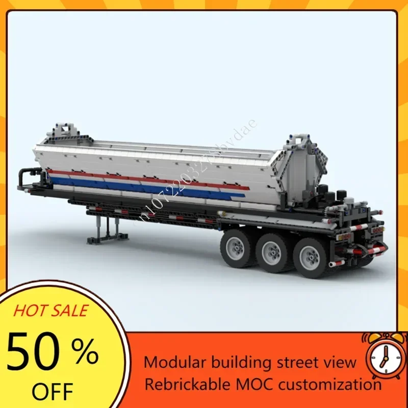 MOC Highway Rig XL ปริศนาที่กำหนดเองรุ่นสถาปัตยกรรมทางเทคนิค DIY การศึกษาประกอบของเล่นสำหรับวันเกิดเด็กวันหยุดของเล่นของขวัญ