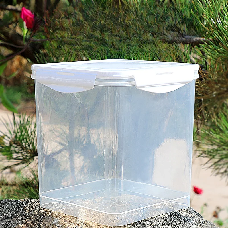 

Влагонепроницаемый прозрачный пластиковый контейнер для хранения корма для животных, органайзер для холодильника