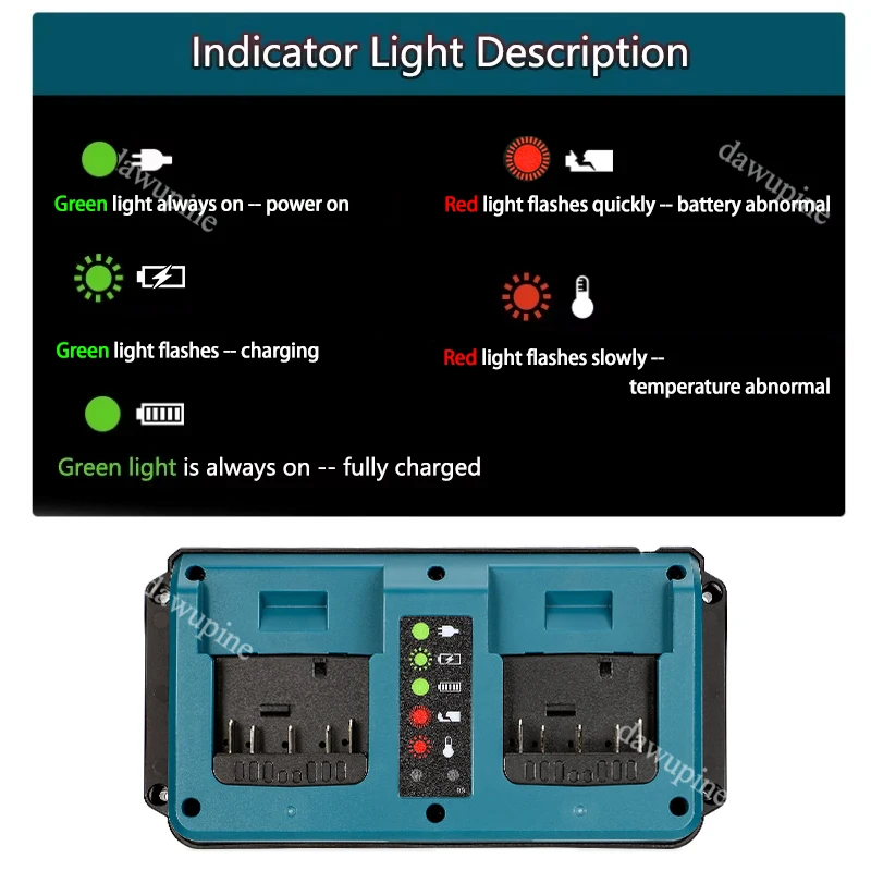 Gli accessori per elettroutensili sostituiscono il mini caricabatterie rapido GAX1418V a 2 porte per la batteria al litio Bosch 14,4 V 18 V BAT614 BAT618 GBA18V80