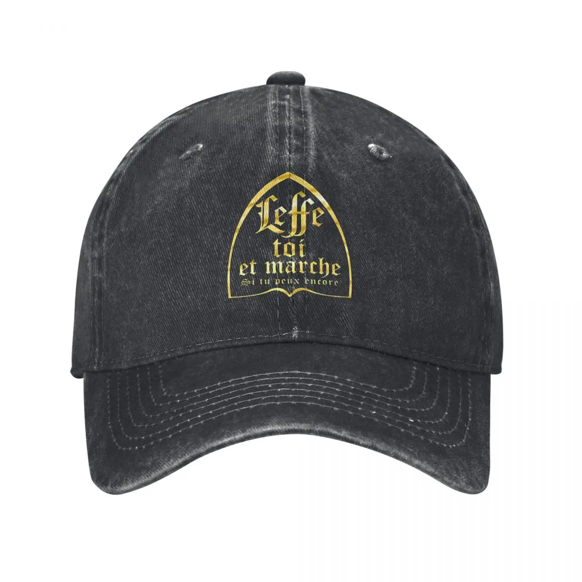 

Leffe Beer French Text Alcohol demin Trucker Hat Outdoor Adventures Women Hat Baseball Cap Men
