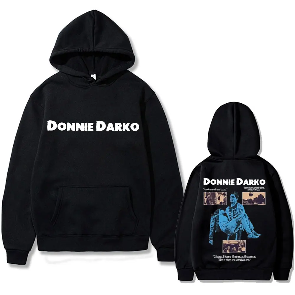 

Movie Donnie Darko Graphic Hoodie Men Women Casual Fleece Cotton Vintage Sweatshirt Male Hip Hop Gothic Rock Pullover Streetwear