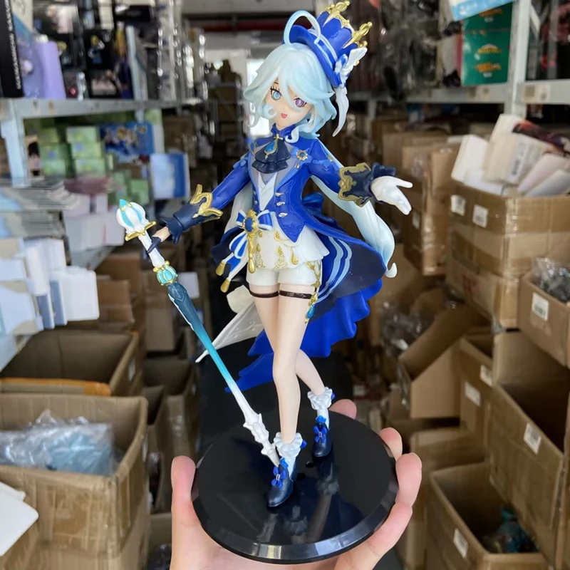 23cm Furina Figure Game Genshin Impact PVC Action Figure Anime Cute Girl Focal Focalors Collect Model Toy Doll Gift