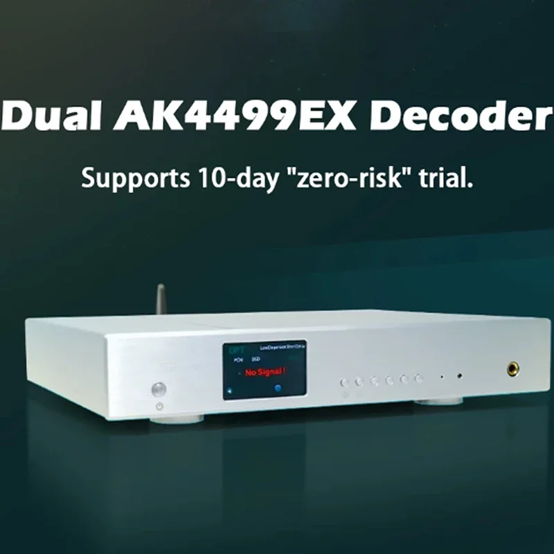 

Lossless Digital Audio Decoder Bluetooth 5.0 Audio Receiver Dual AK4499E DAC HIFI Fever Music Turntable USB Lossless Playback