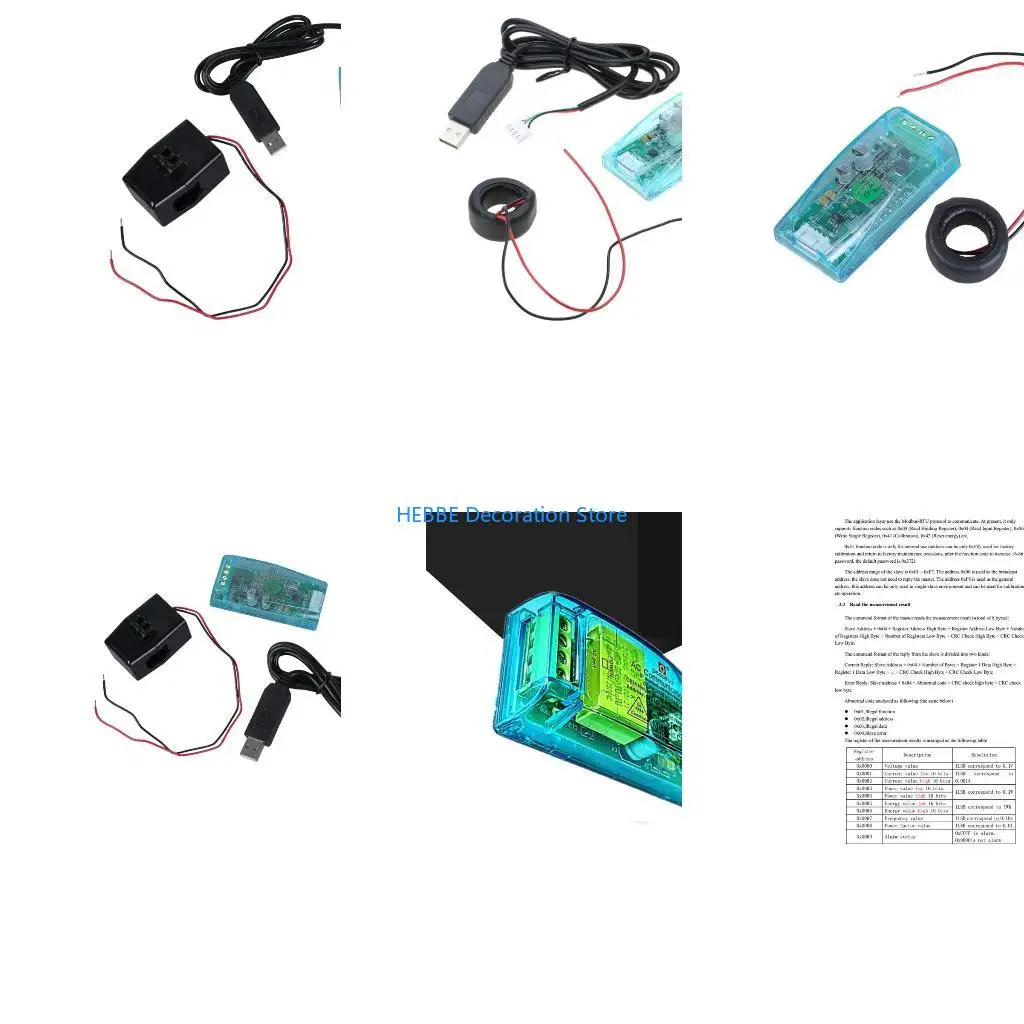 B0KC PZEM-004T Version Communication Module Measure AC Current Durable