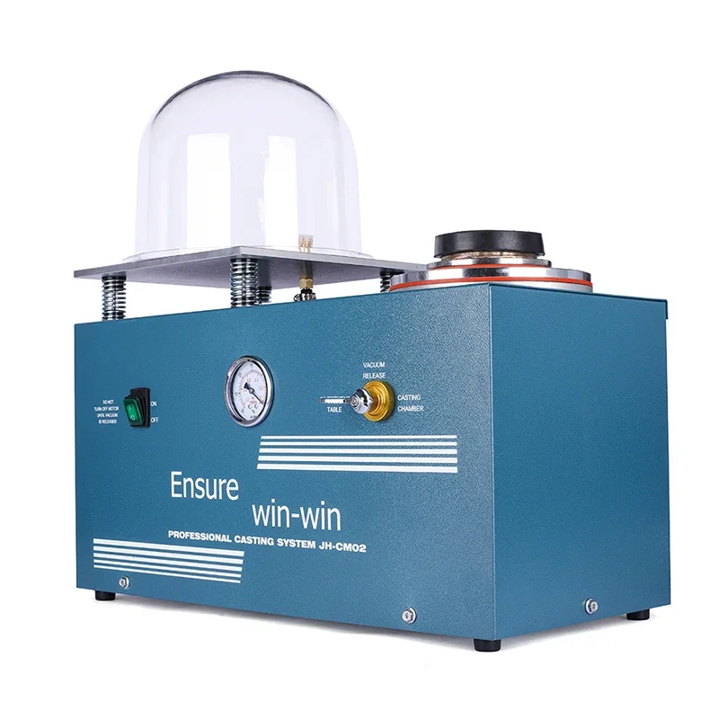 آلة الصب المتكاملة المدمجة آلة شفط المكنسة الكهربائية معدات صب قالب الجص للمجوهرات 220 فولت/110 فولت