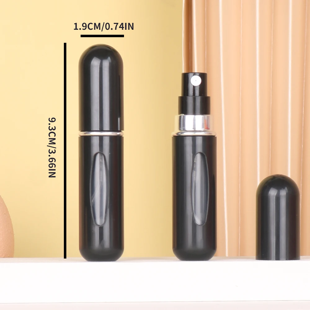 Batch 5/10/20/50 pieces 5ml lightweight plastic perfume bottle disposable sample trial spray perfume bottle