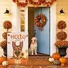 German Shepherd Fall Flag for Garden,12x18 In Dog Decor jjp