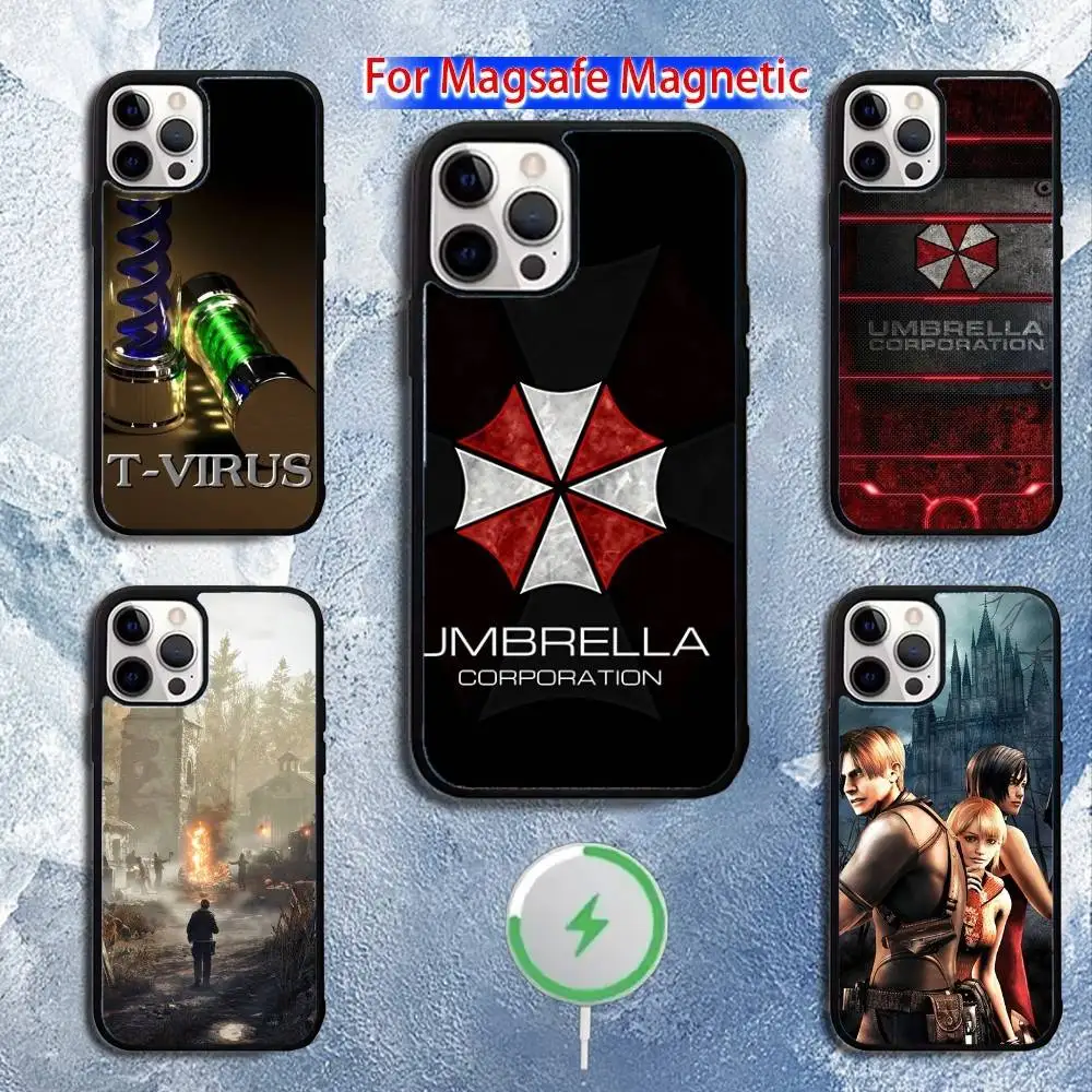 

Game Resident Evils Phone Case For iPhone 16,15,14,13,12,11,Pro,Max,Plus,Mini,Magsafe,Magnetic Wireless Charging Case