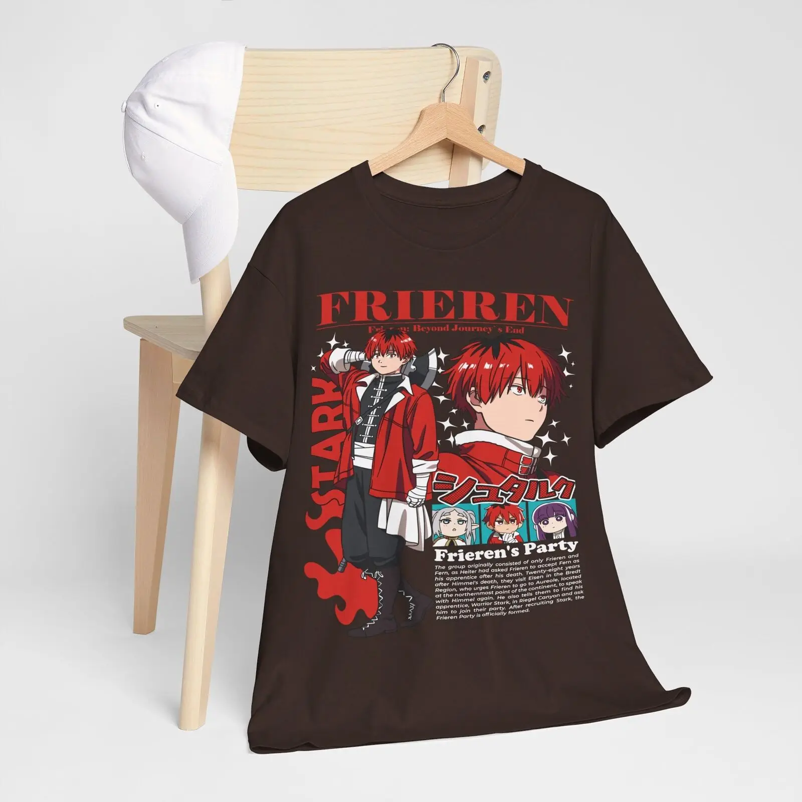 Frieren T-Shirt Beyond Journey's End Fern Stark Girl Anime Gifts Shirt gift