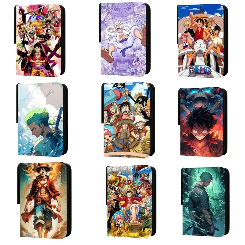 Anime 40-900pcs One Piece Luffy Zoro Card Book Pu Super Large Capacity Card Binder Display Game Collection Card Kids Toy Gift