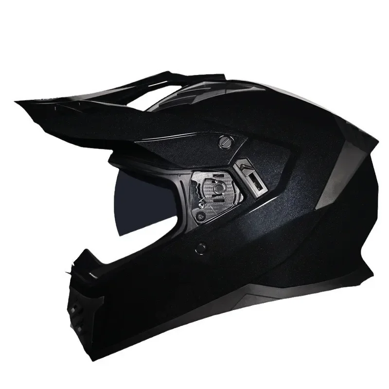 Motorcycle Helmet Road Helmet Men's and Women's Single Mirror Rally Locomotive Long-distance Motorcycle Travel Helm