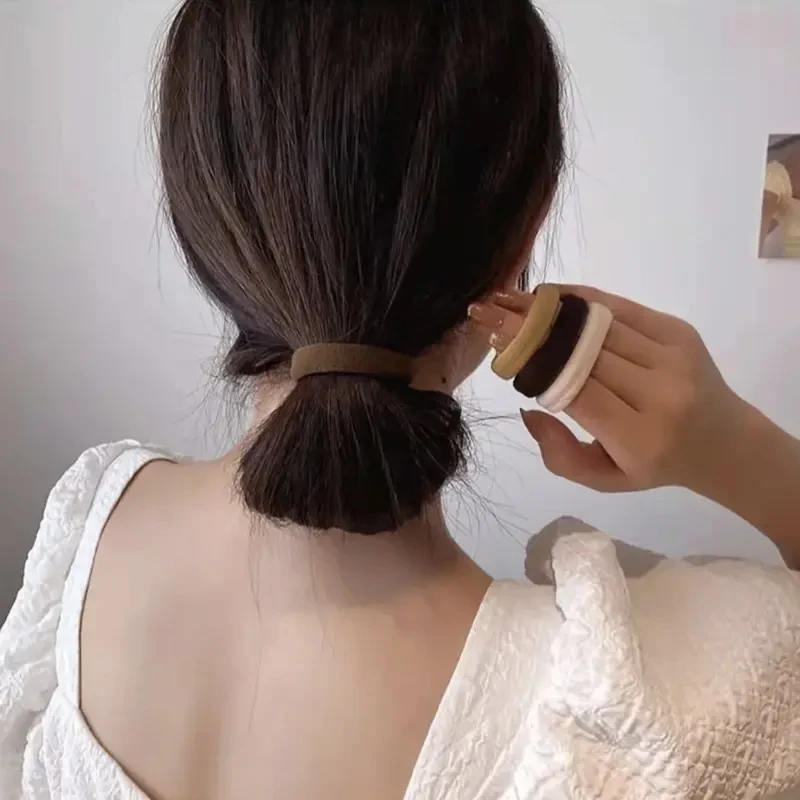 20 шт., эластичные резинки для волос, 4 см