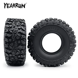 YEAHRUN 1/4PCS 140mm 2.2 pollici Beadlock pneumatici per ruote in gomma per Axial SCX10 90046 Wraith TRX-4 1/10 RC Crawler Car Upgrade Parts