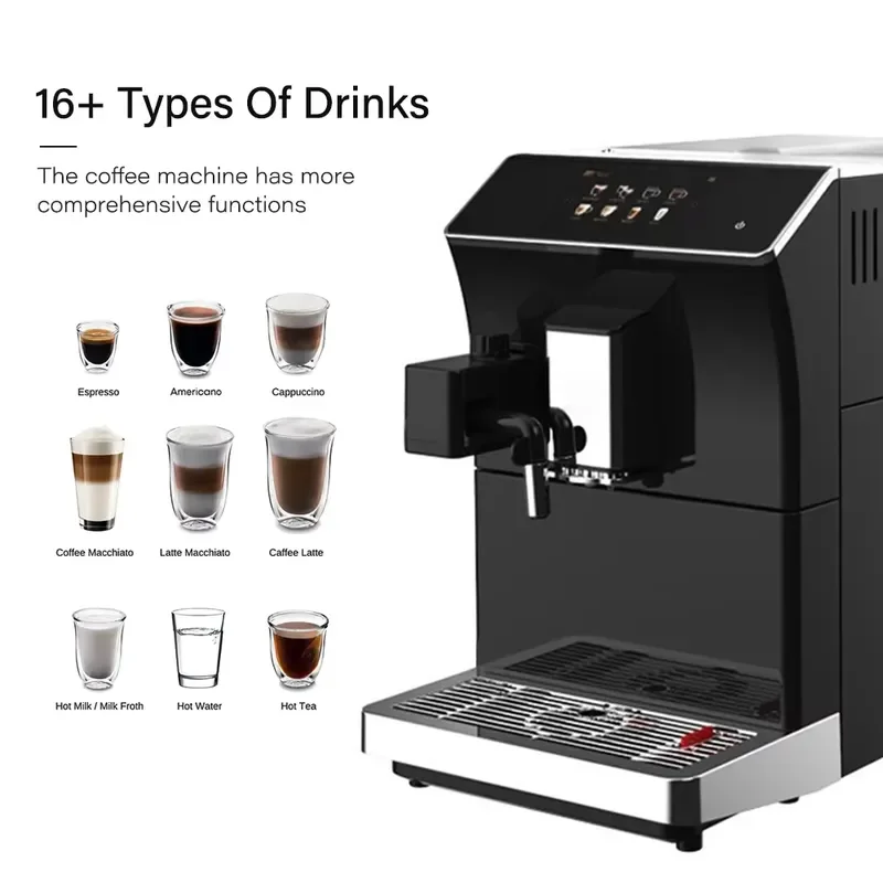 for Nespresso Smart Touch Screen Espresso Coffee Machine Automatic Milk Frother Maker Home Office Kitchen Appliance Gift