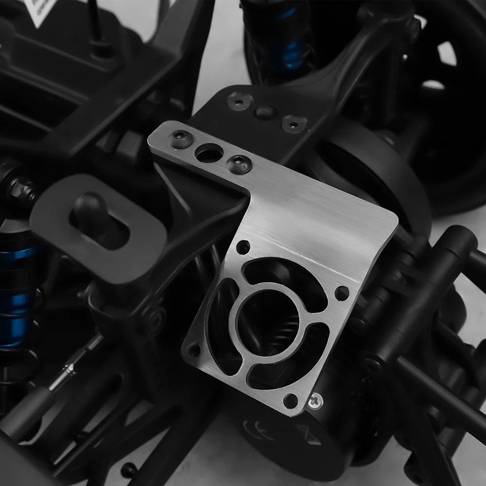 AXSPEED الفولاذ المقاوم للصدأ حامل مروحة التبريد 30*30 مللي متر المبرد قوس ل 1/10 RC فريق السيارات المرتبطة DR10 ترقية أجزاء #5