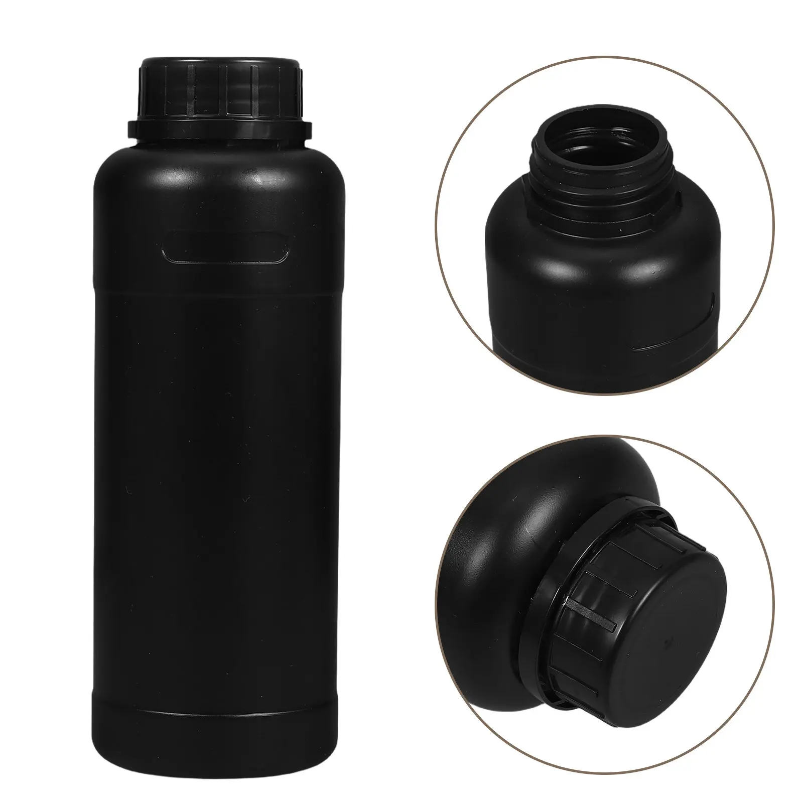 

10Pcs Plastic Reagent Bottles 500Ml Lab Chemical Storage Containers Wide Mouth Sealed Cap Opaque Body Pe Material for Light