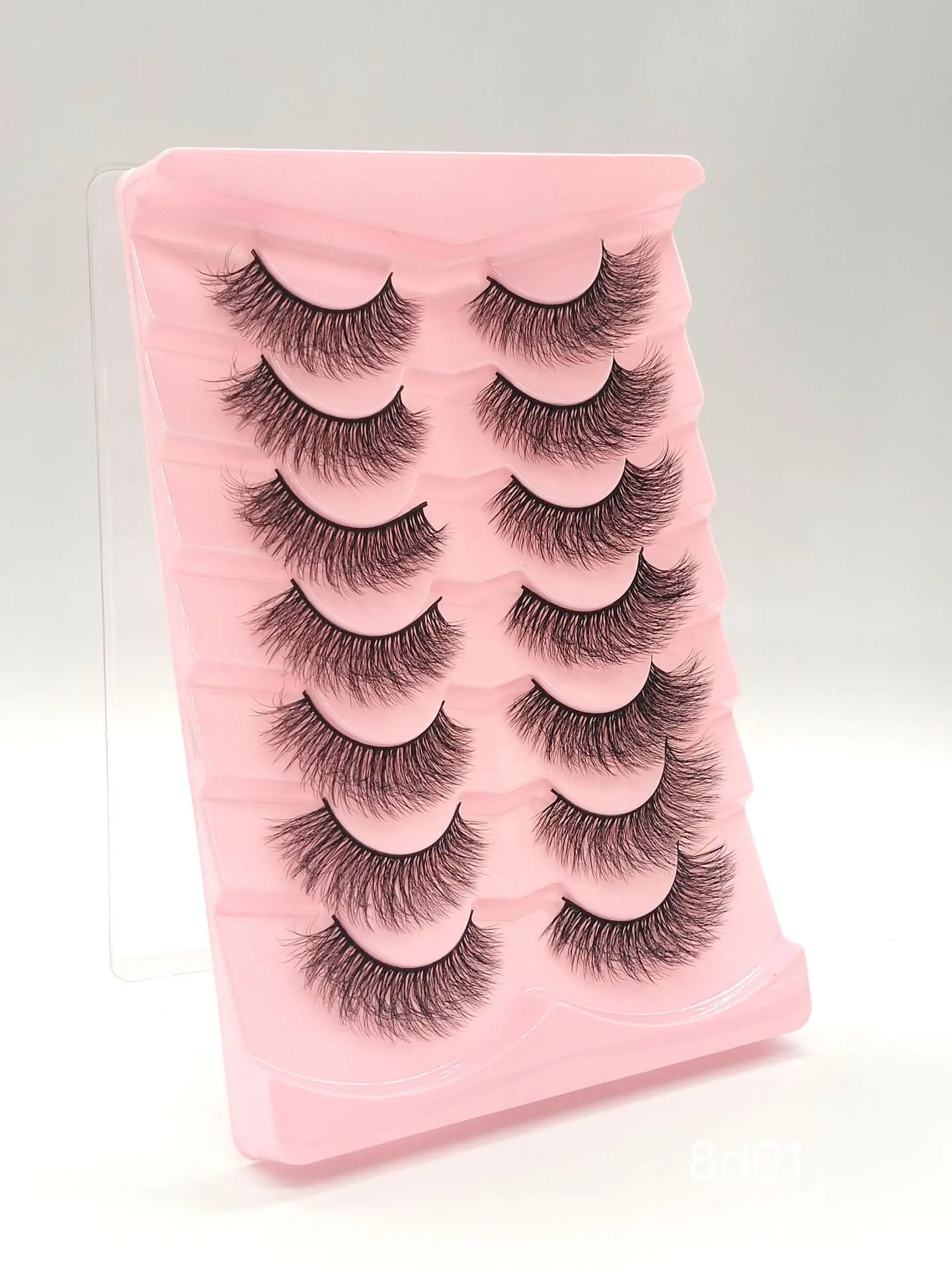 New Product 7-Pair 3D False Eyelash Self Grafting Eyelashes Natural Soft Eyelash Extension