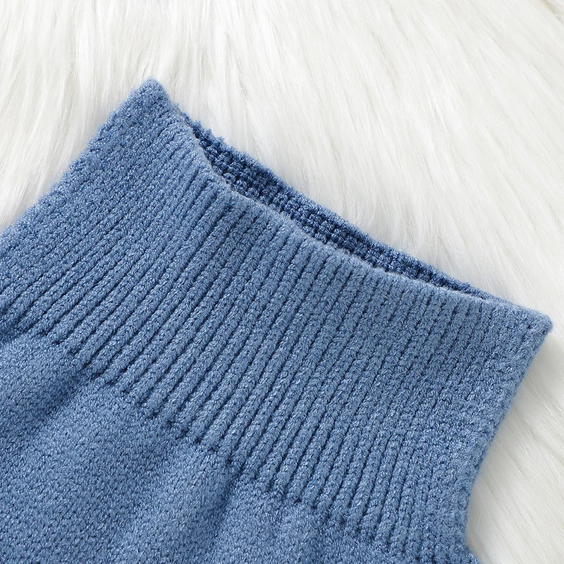 طفل الفتيان الفتيات 2 قطعة وتتسابق 0-9 متر الخريف الشتاء عادية كم كامل البلوزات البلوفرات القمم + السراويل الوليد الرضع متماسكة الملابس مجموعة #5