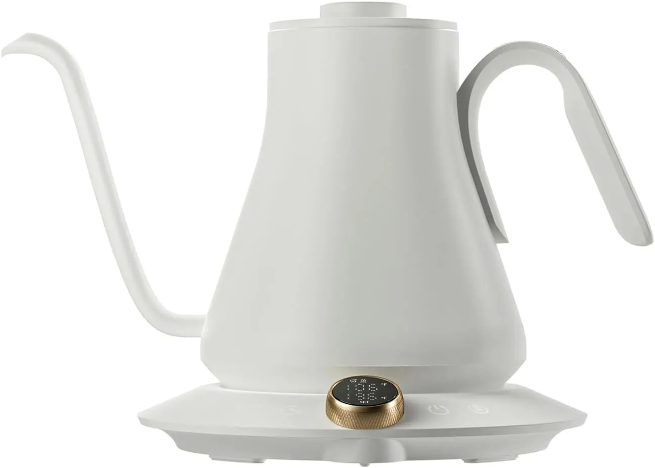 

Kettle with Temperature Control, Pour Over Coffee & Tea, 1200W for 180-sec Quick Boil Time,