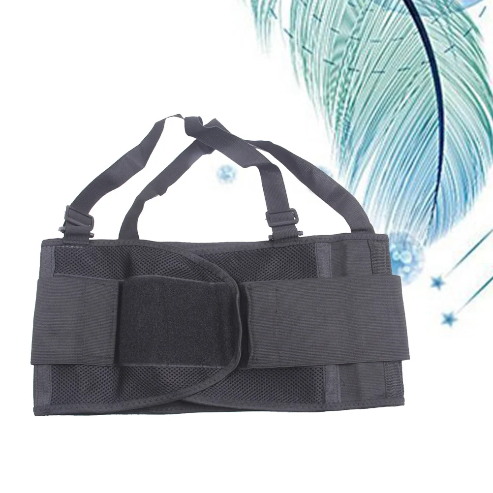 

Back support belt Waist support belt Adjustable waist support Lumbar brace strap Breathable back strap