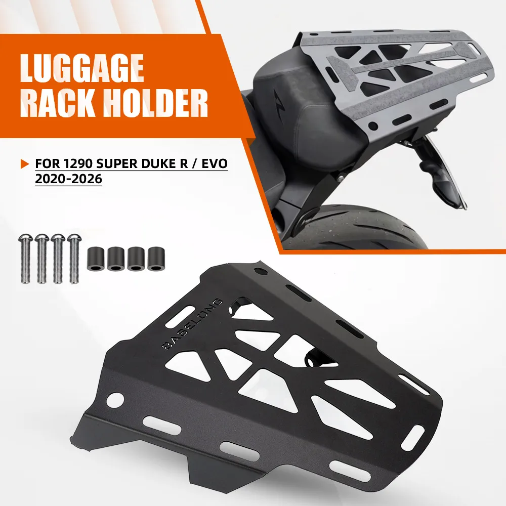 For 1290 Super 1290 Duke  Super R Evo 2024 2025 2026 Motorcycle Rear Luggage Holder Bracket Luggage Rack Top Case Mount Plate