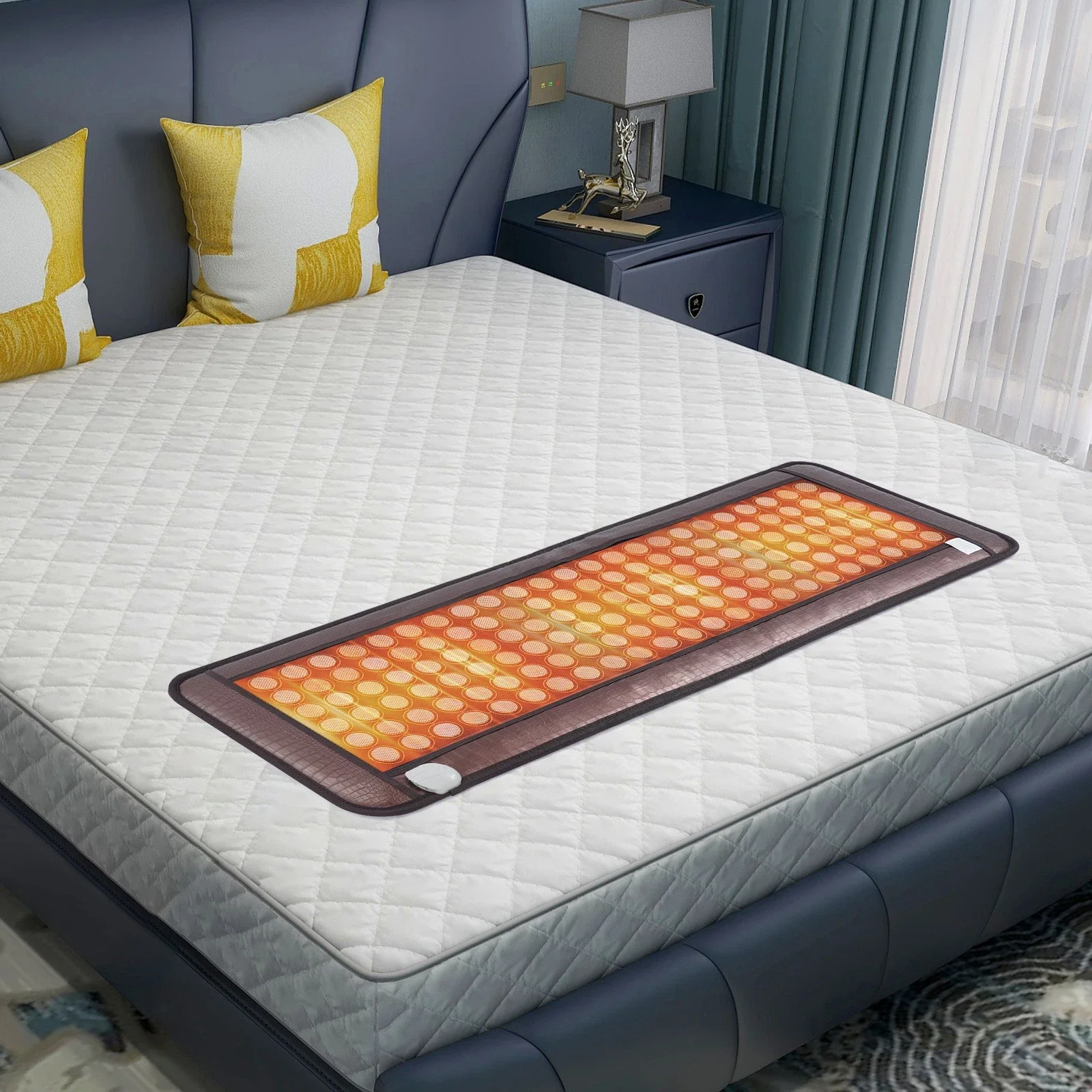 Heated Jade Yoga Mat Thermal Sofa Mattress With Adjustable Temperature Electric Heating Pad Ideal For Yoga Reiki Meditation