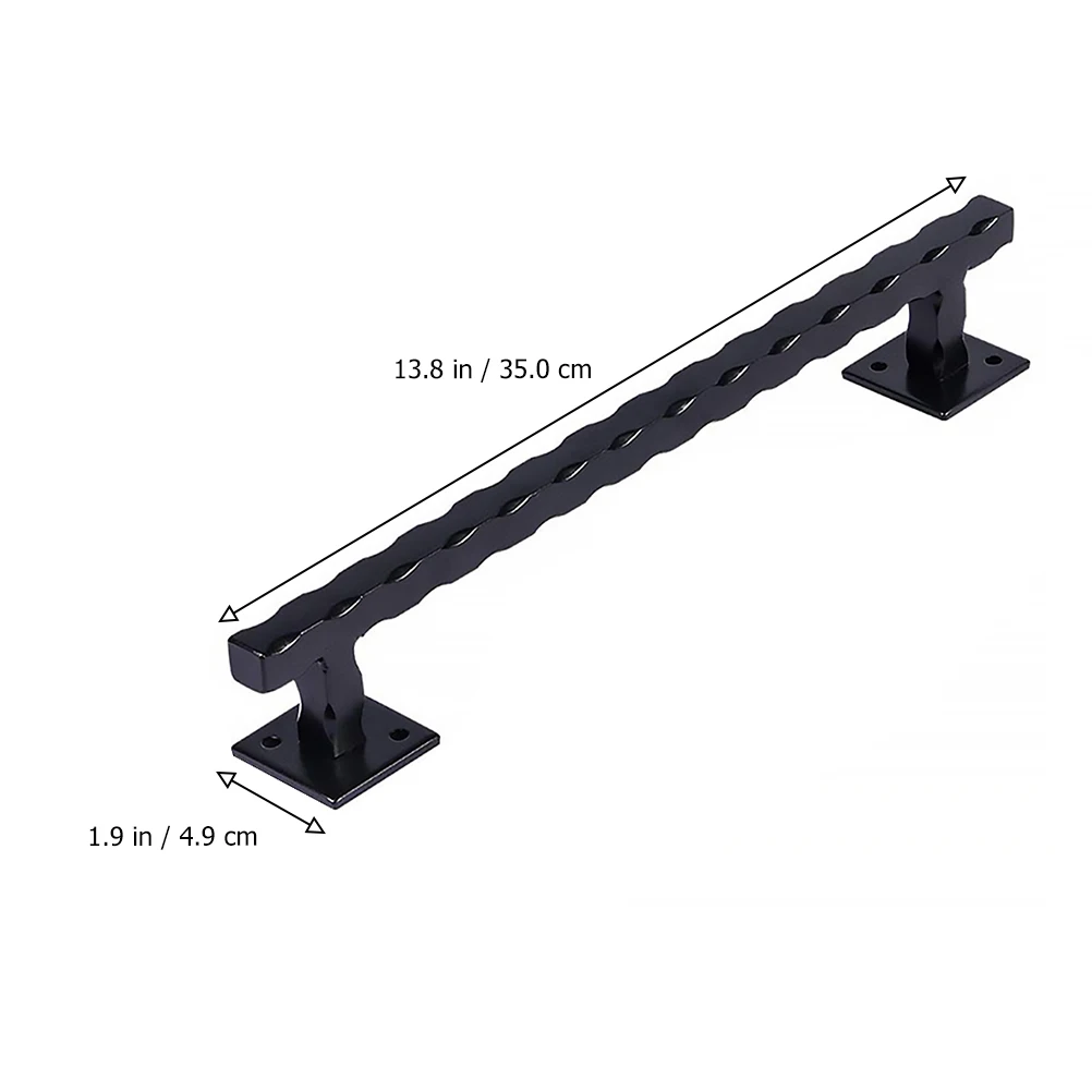 

1 set Sliding Door Steel Carbon Steel Handle Sturdy Durable Replaceable Furniture Hardware Replaceable Handle Barn Accessories