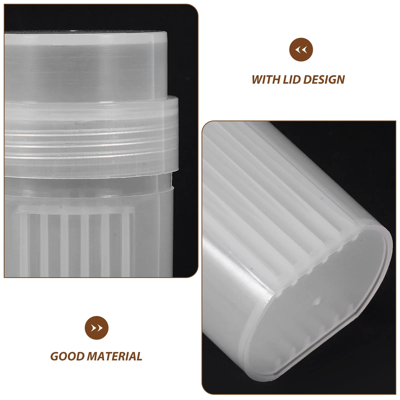 

1pc Plastic Slide Staining Coplin Jar Microscope Slides Holder Leak Proof with Lid Small Compact Immersion Container