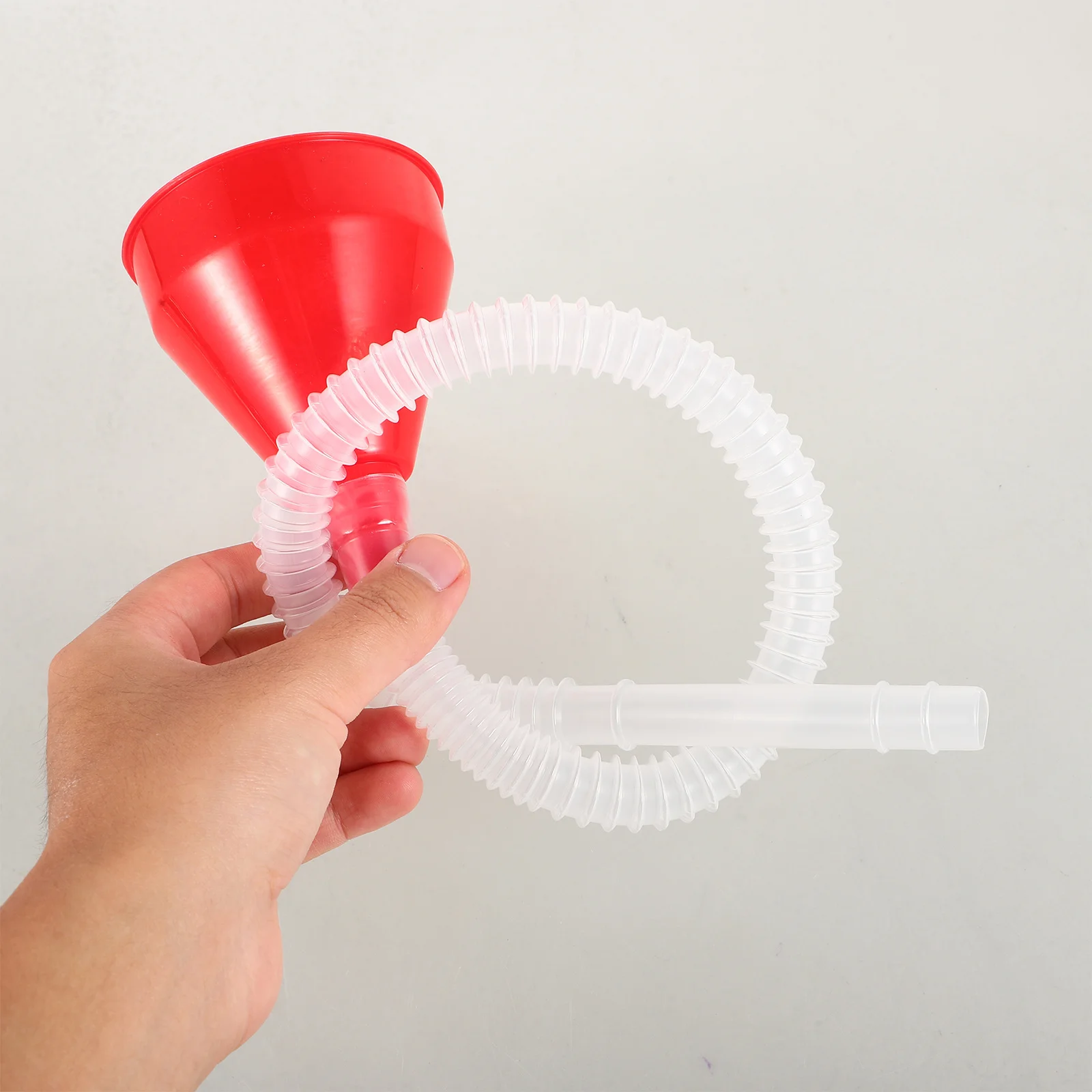 1 個ロングフレキシブル漏斗プラスチック広口オイル漏斗拡張注ぎ口自動車用液体移送トランスミッション流体ツール