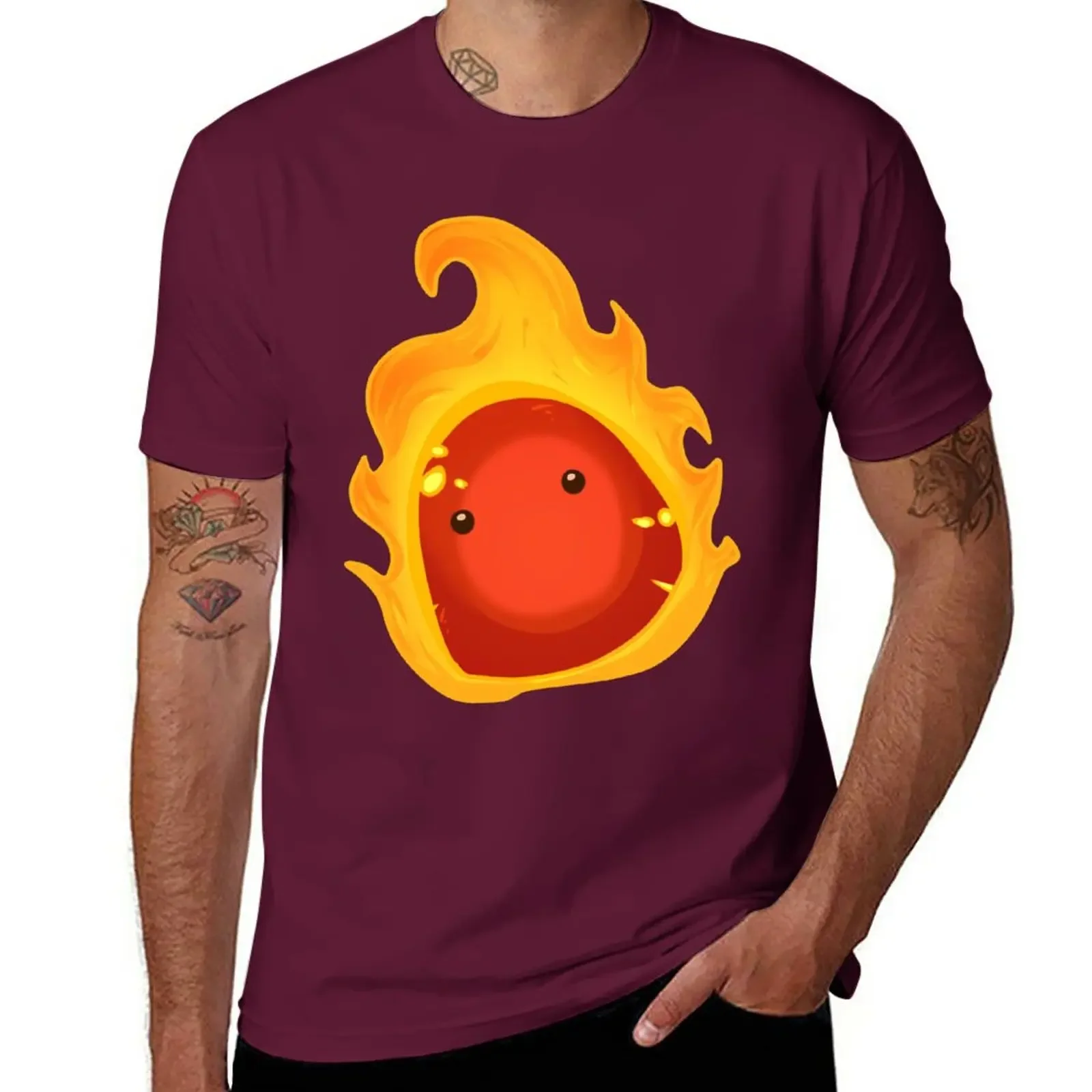 

Fire Slime T-Shirt shirts graphic tees aesthetic clothes blanks black t shirts for men